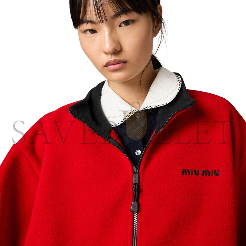 MIU MIU FLEECE SWEATSHIRT MJL042 MIU MIU FLEECE SWEATSHIRT MJL042